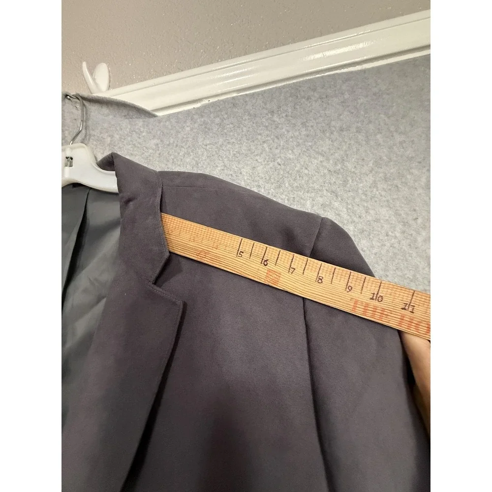 Harmony Blazer Sport Coat Mens 52 Gray Faux Suede Western Cowboy Jacket
